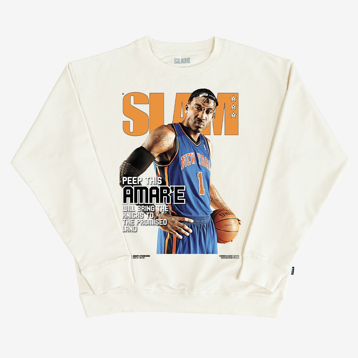 SLAM Hardwood Classics Cover Crewneck - Amar'e Stoudemire (SLAM 147)