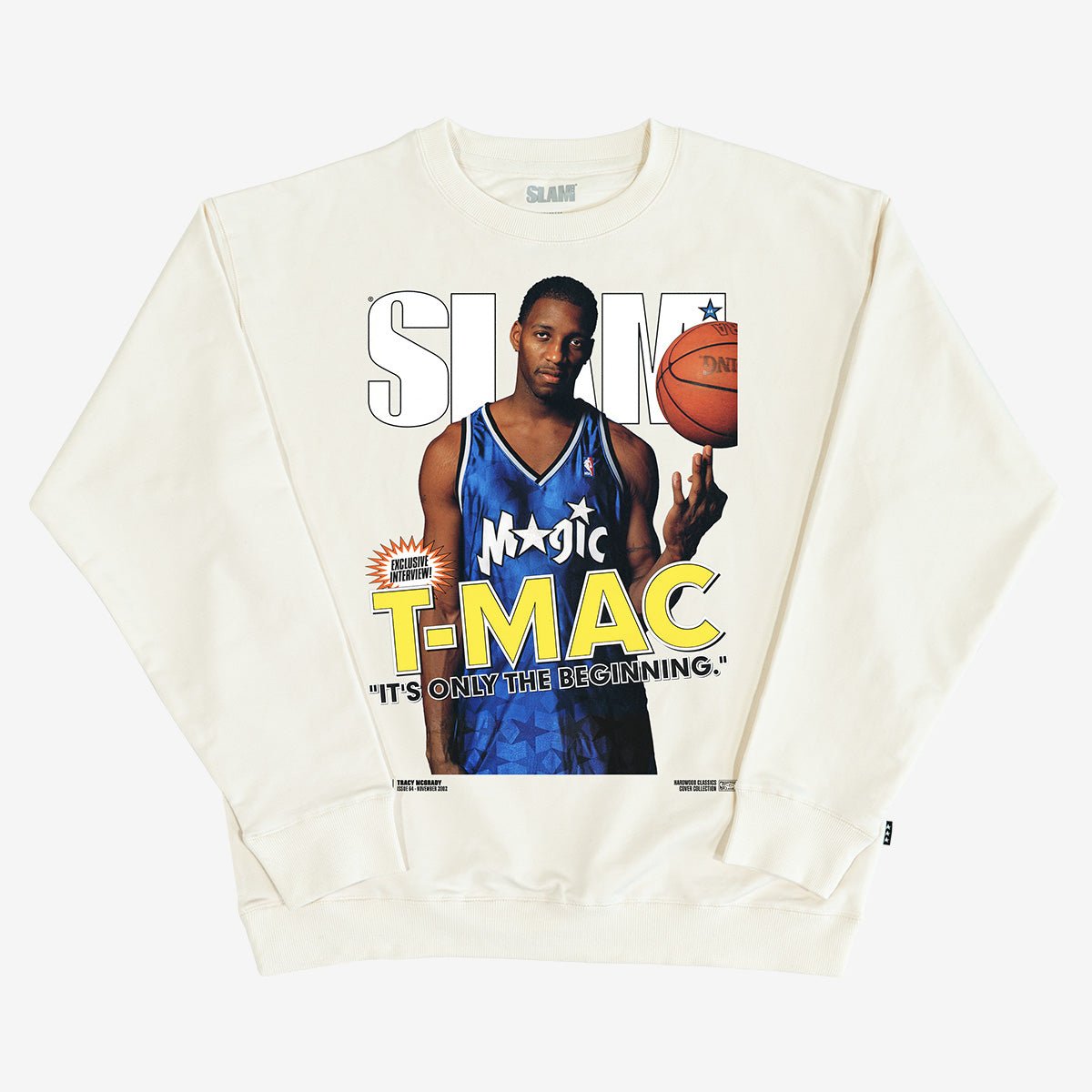 SLAM Hardwood Classics Cover Crewneck - Tracy McGrady (SLAM 64) - SLAM Goods