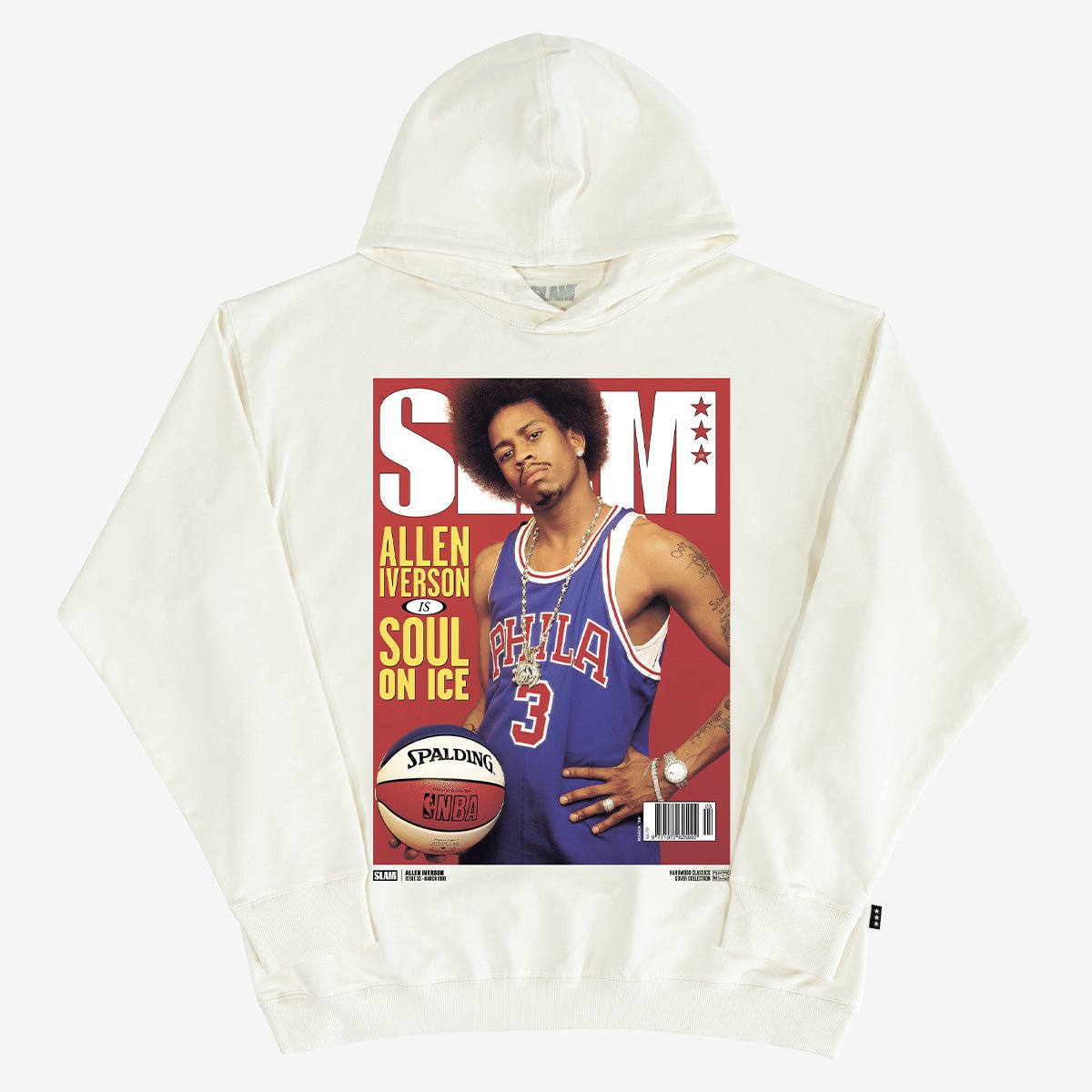 Allen IVERSON (ソフトケース付き) SLAM Hardwood Classics Cover Hoodie - Allen Iverson (SLAM 32)