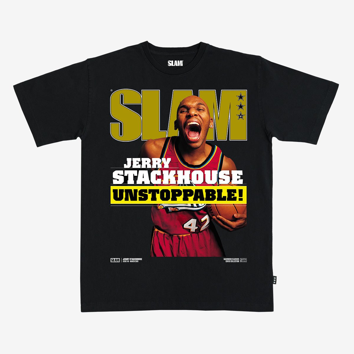 SLAM Hardwood Classics Cover Tee - Jerry Stackhouse (SLAM 49) - SLAM Goods