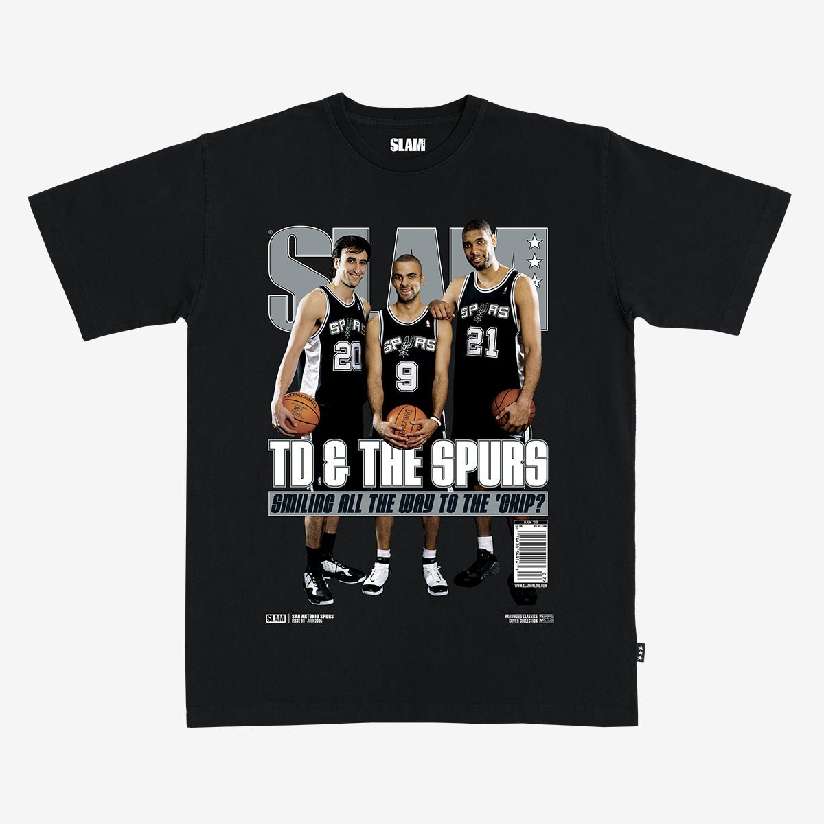 SLAM Hardwood Classics Cover Tee - Spurs (SLAM 89) - SLAM Goods