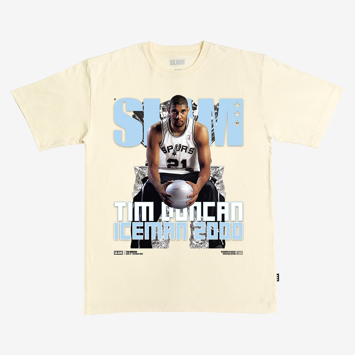 SLAM Hardwood Classics Cover Tee - Tim Duncan (SLAM 47)