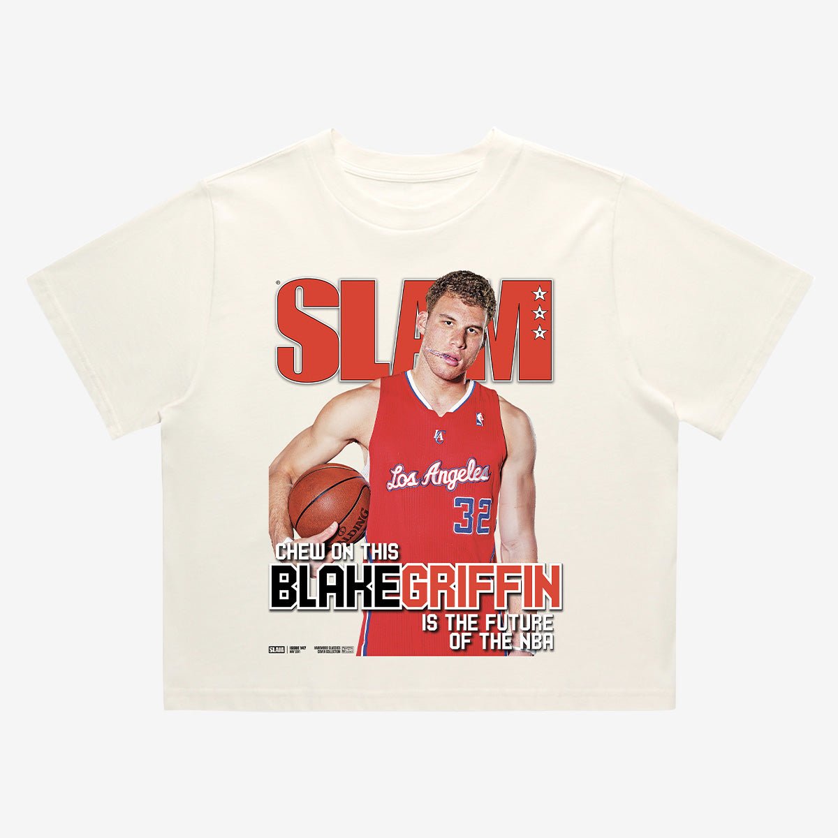 SLAM Hardwood Classics Crop Cover Tee - Blake Griffin (SLAM 147) - SLAM Goods