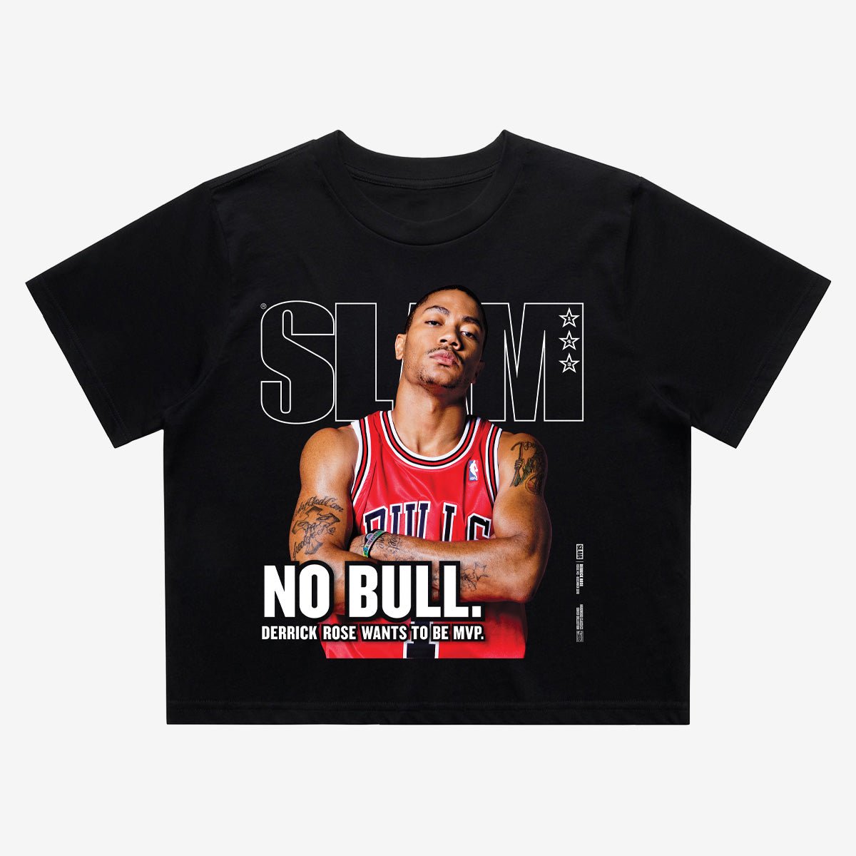 SLAM Hardwood Classics Crop Cover Tee - Derrick Rose (SLAM 143) - SLAM Goods
