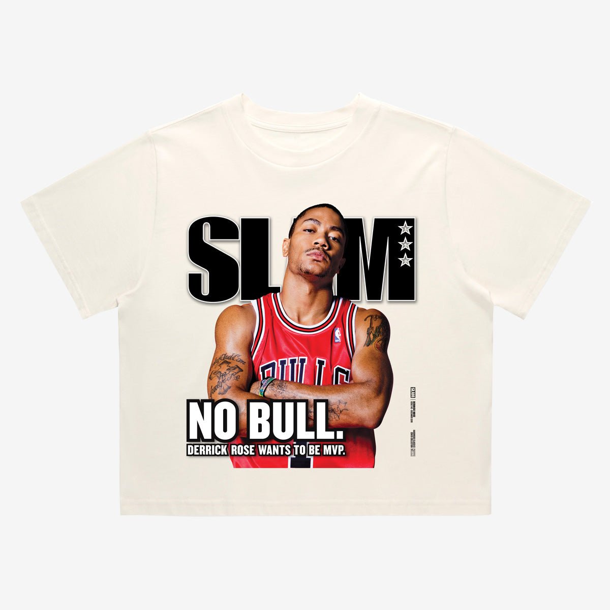 SLAM Hardwood Classics Crop Cover Tee - Derrick Rose (SLAM 143)