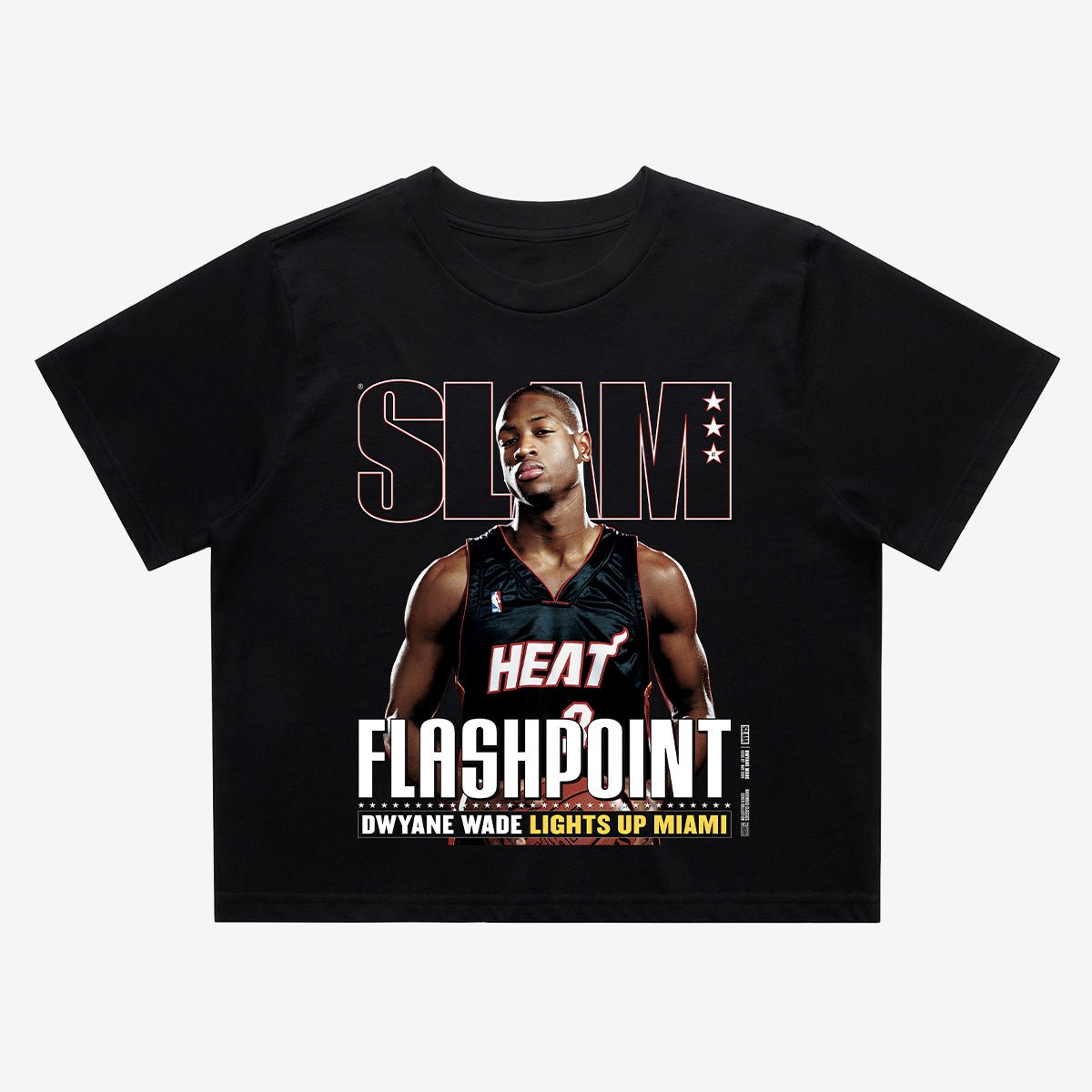 SLAM Hardwood Classics Crop Cover Tee - Dwayne Wade (SLAM 87) - SLAM Goods