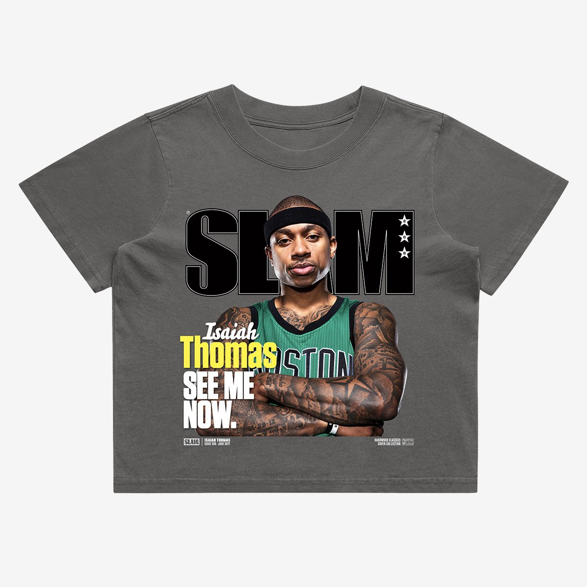 SLAM Hardwood Classics Crop Cover Tee - Isaiah Thomas (SLAM 208) - SLAM Goods