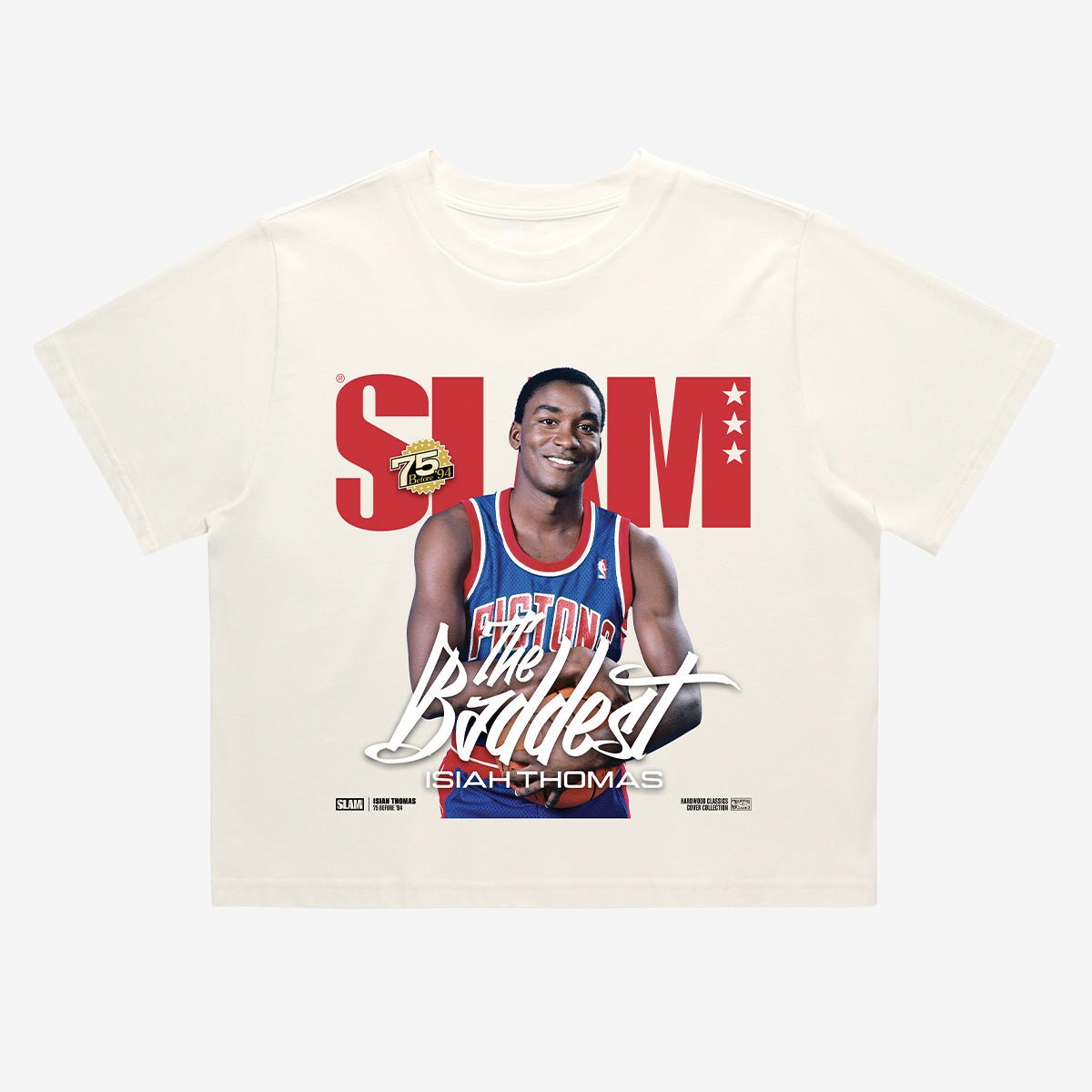 SLAM Hardwood Classics Crop Cover Tee - Isiah Thomas (Before '94) - SLAM Goods