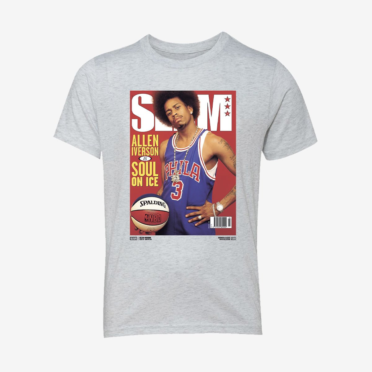 SLAM Hardwood Classics Youth Cover Tee - Allen Iverson (SLAM 32) - SLAM Goods