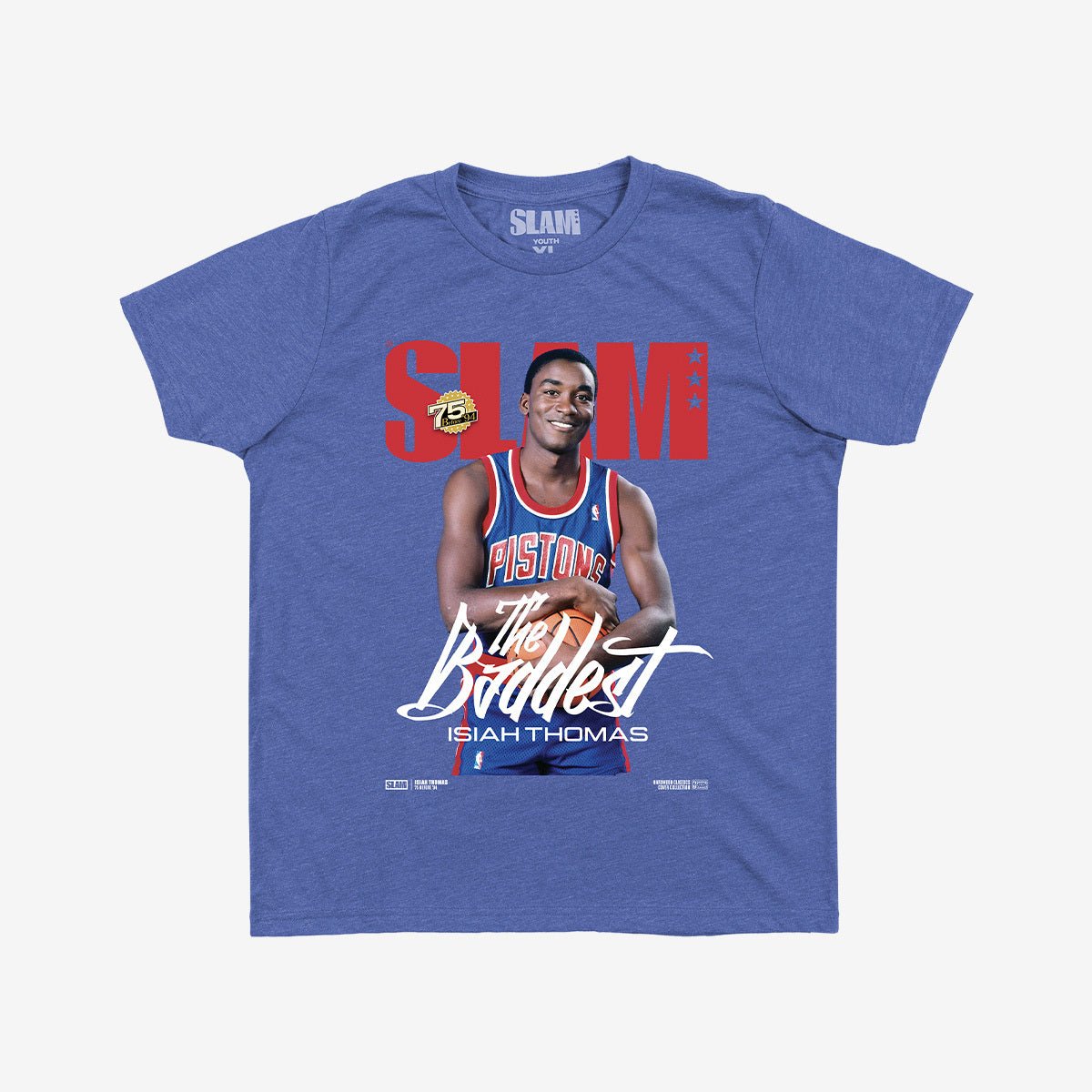 SLAM Hardwood Classics Youth Cover Tee - Isiah Thomas (Before '94) - SLAM Goods