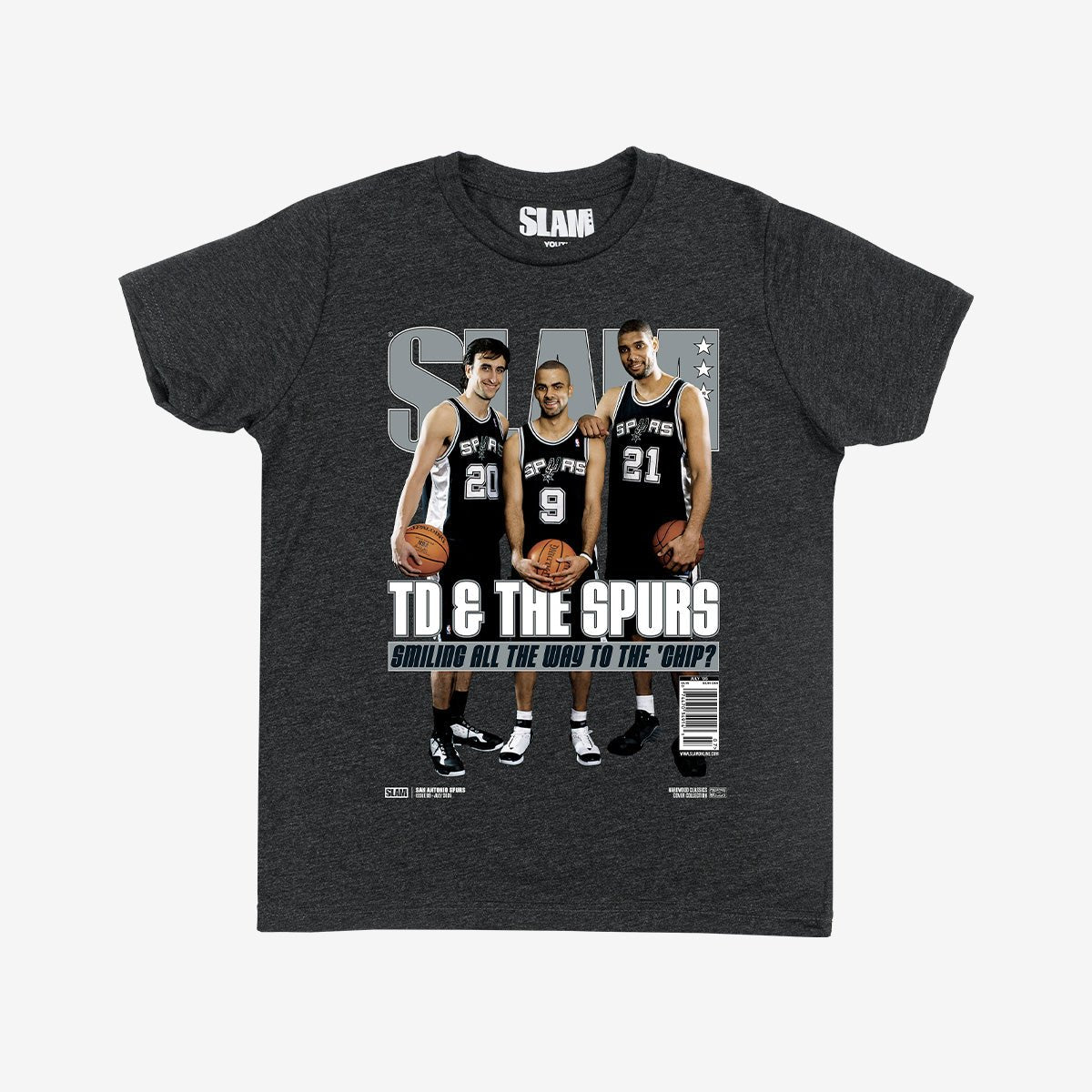 SLAM Hardwood Classics Youth Cover Tee - Spurs (SLAM 89) - SLAM Goods
