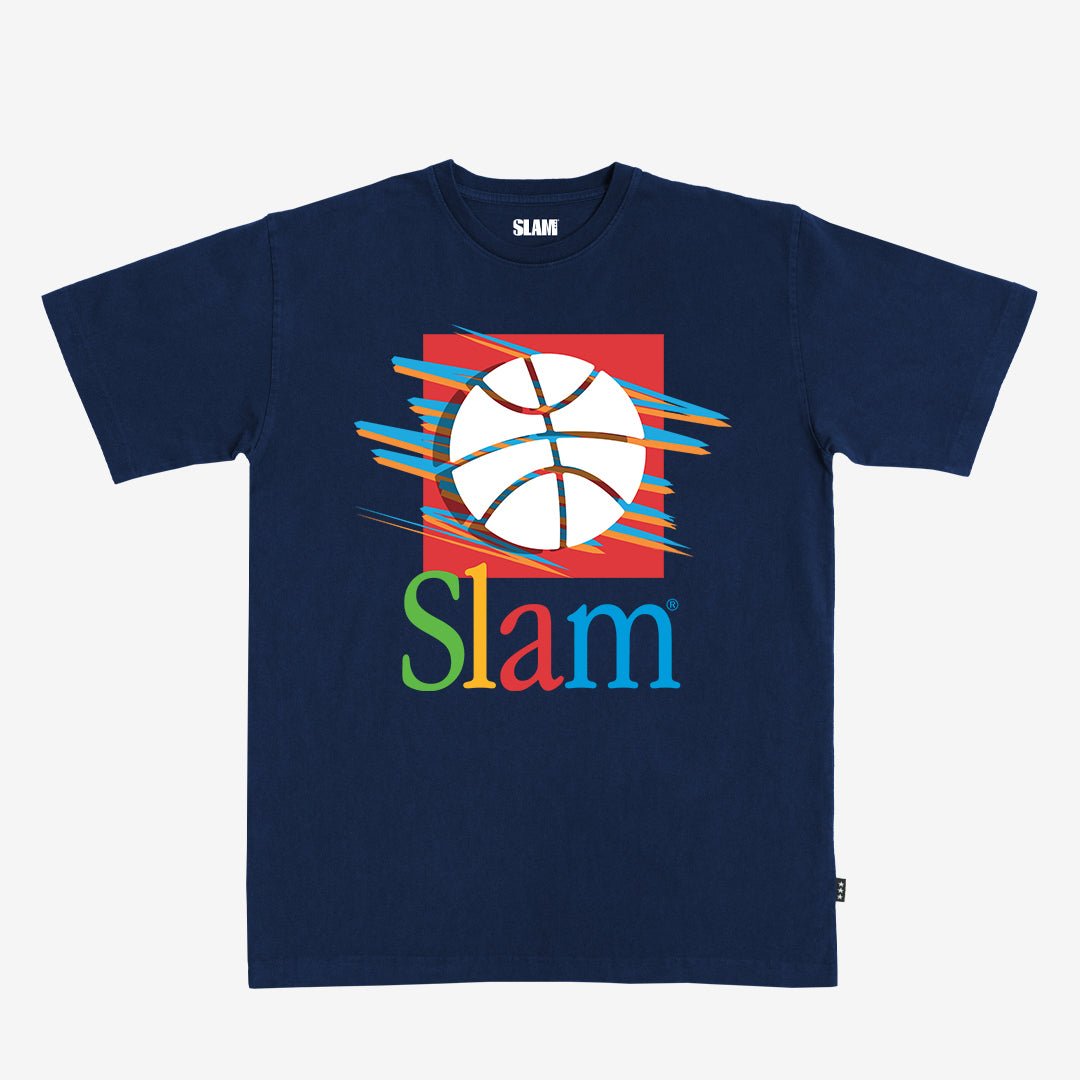 SLAM Hoop Different Logo Heavy Tee - SLAM Goods