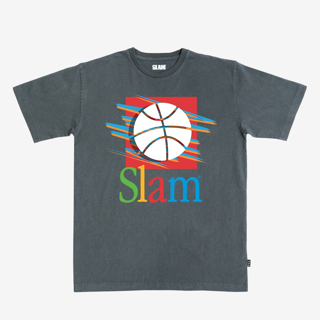 SLAM Hoop Different Logo Heavy Tee - SLAM Goods