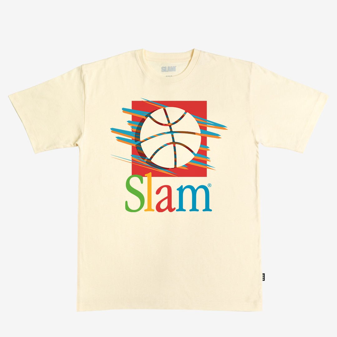 SLAM Hoop Different Logo Heavy Tee - SLAM Goods