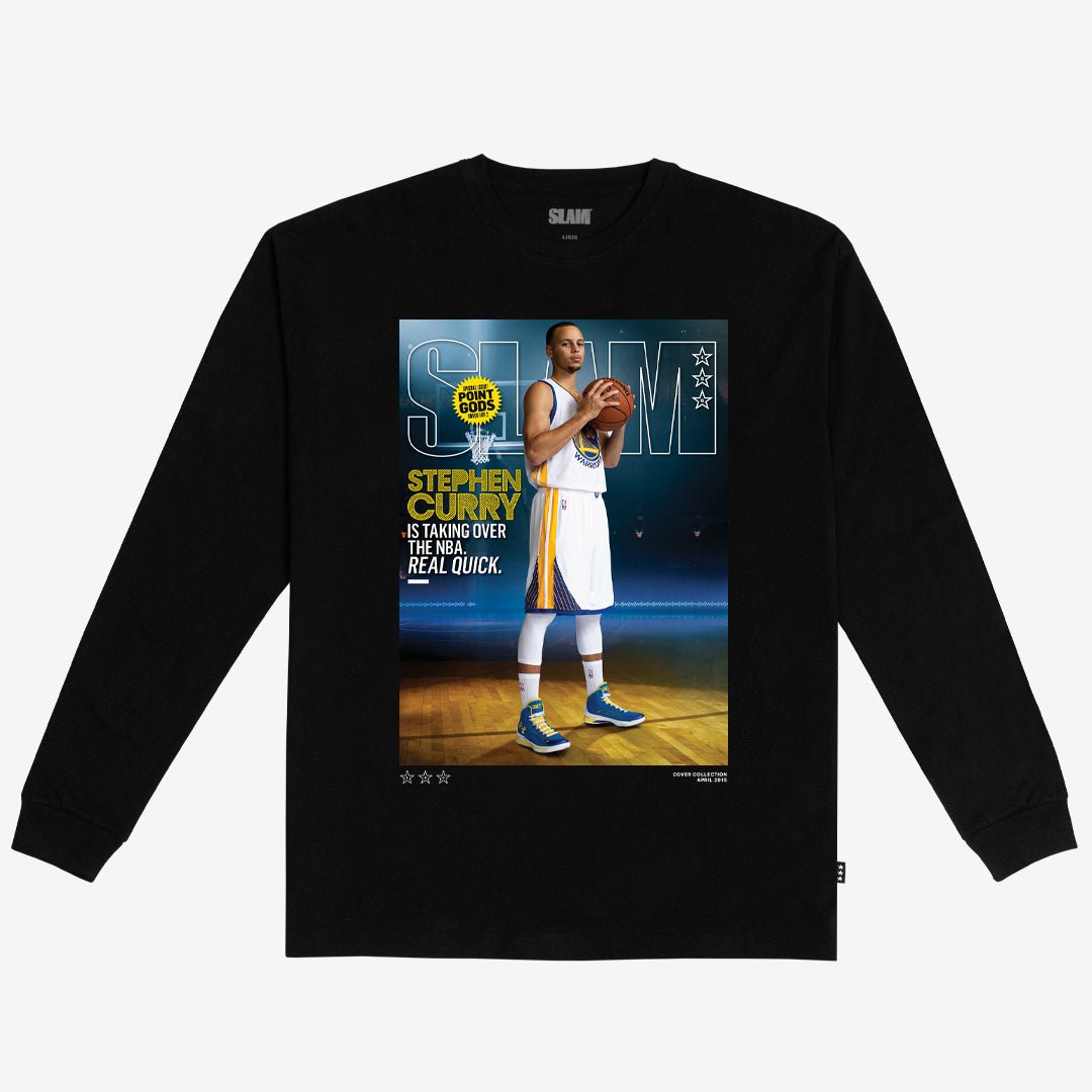 SLAM L/S Cover Tee - Stephen Curry (SLAM 186) - SLAM Goods