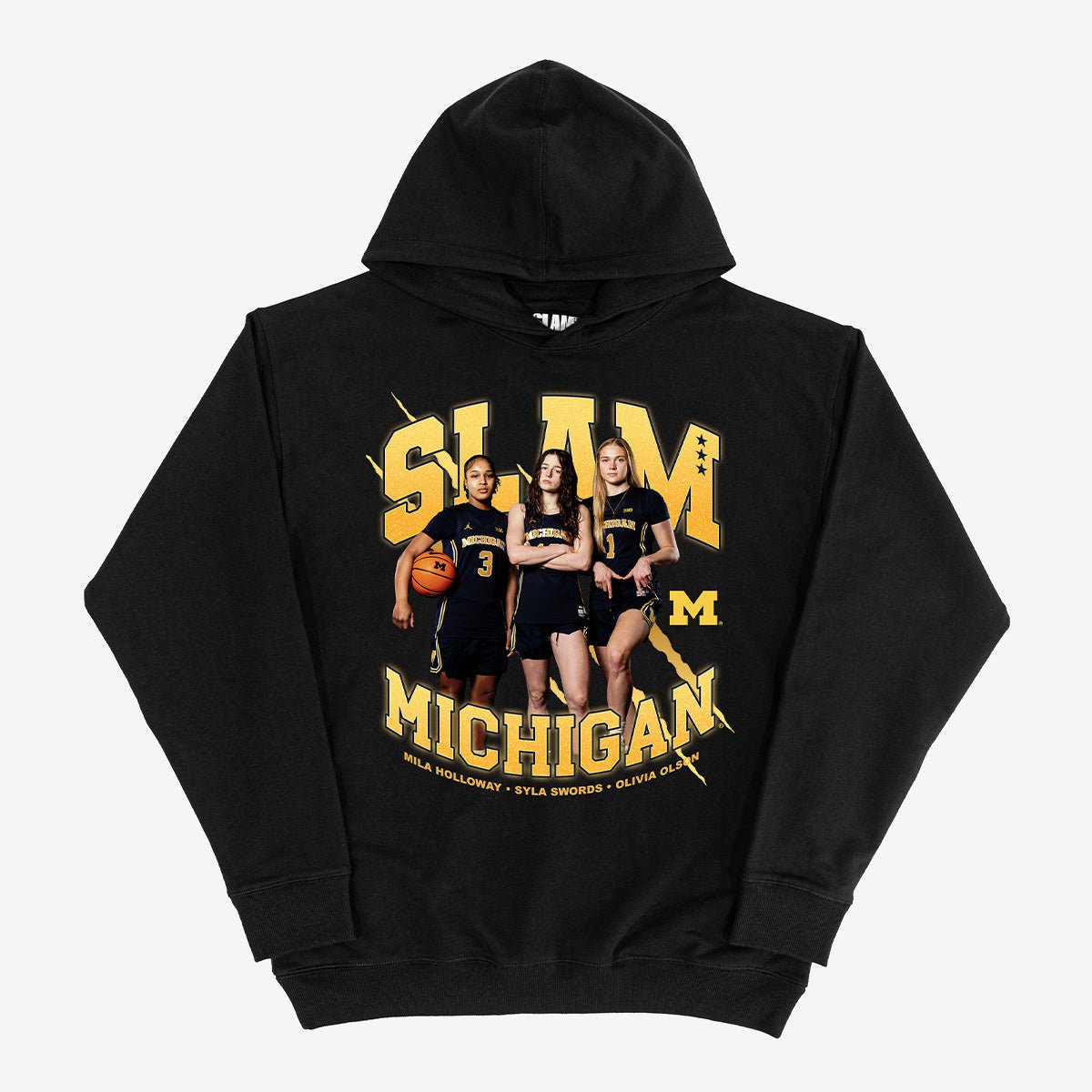 SLAM Michigan WBB Scratch Remix Hoodie - SLAM Goods