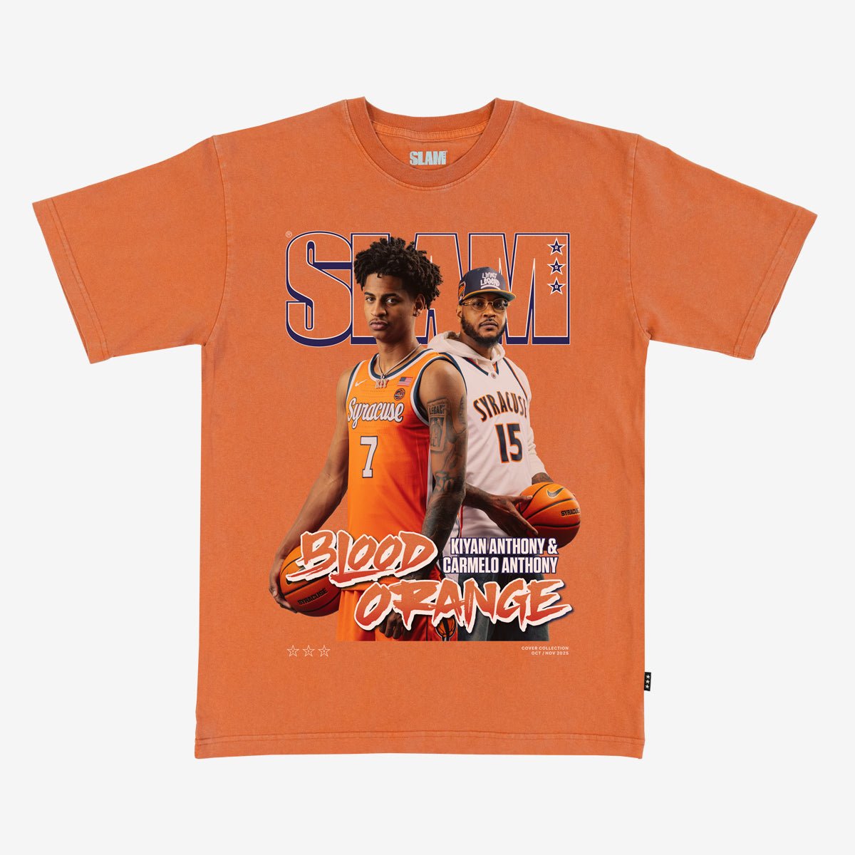 SLAM Washed Cover Tee - Kiyan + Carmelo Anthony - SLAM Goods