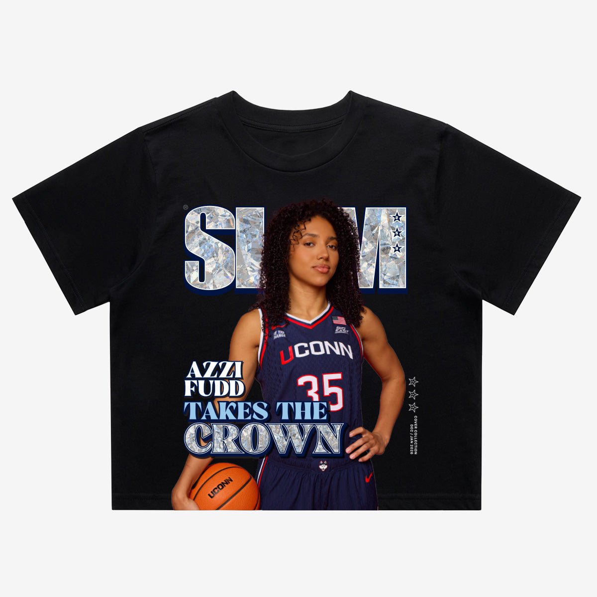 SLAM Women's Crop Cover Tee - Azzi Fudd (SLAM 259) - SLAM Goods