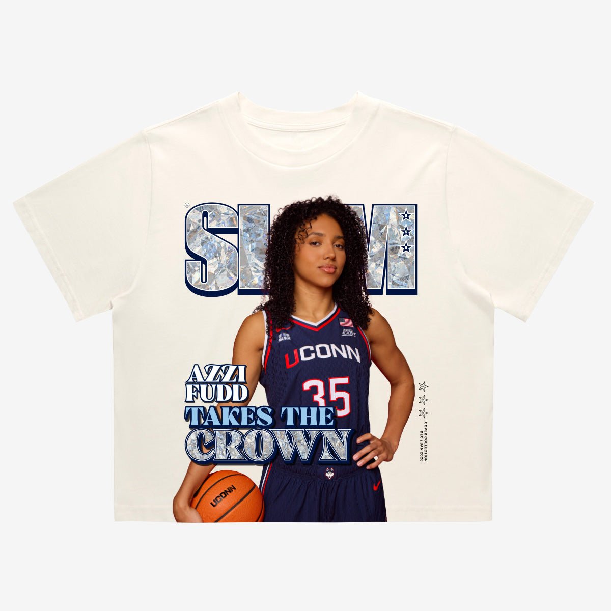 SLAM Women's Crop Cover Tee - Azzi Fudd (SLAM 259) - SLAM Goods