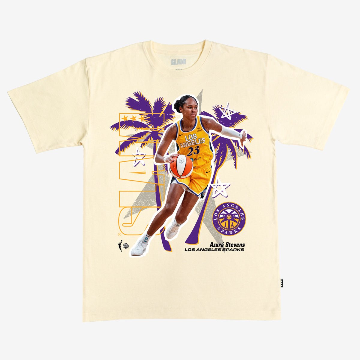SLAM x Los Angeles Sparks - Azurá Stevens Heavy Tee - SLAM Goods
