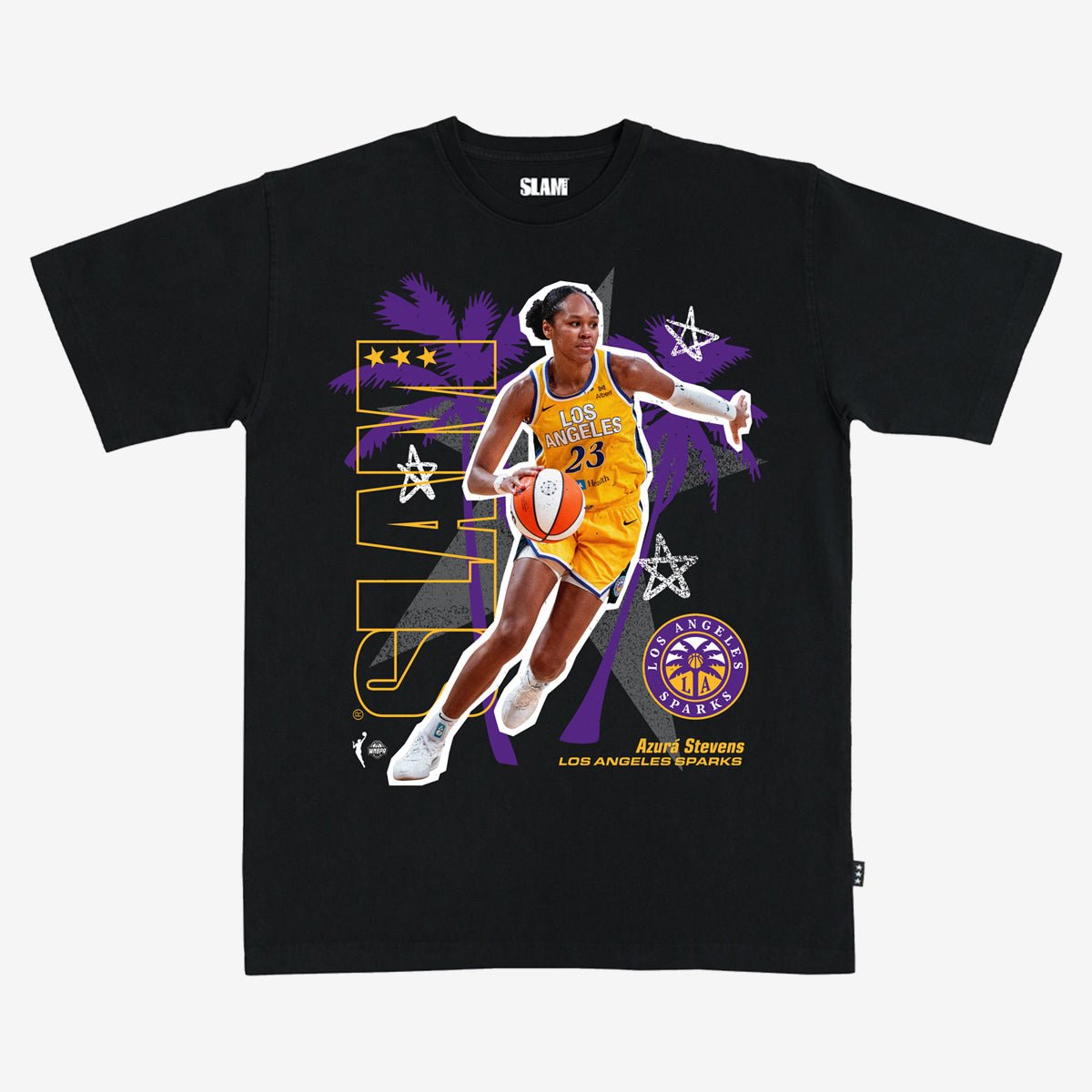 SLAM x Los Angeles Sparks - Azurá Stevens Heavy Tee - SLAM Goods