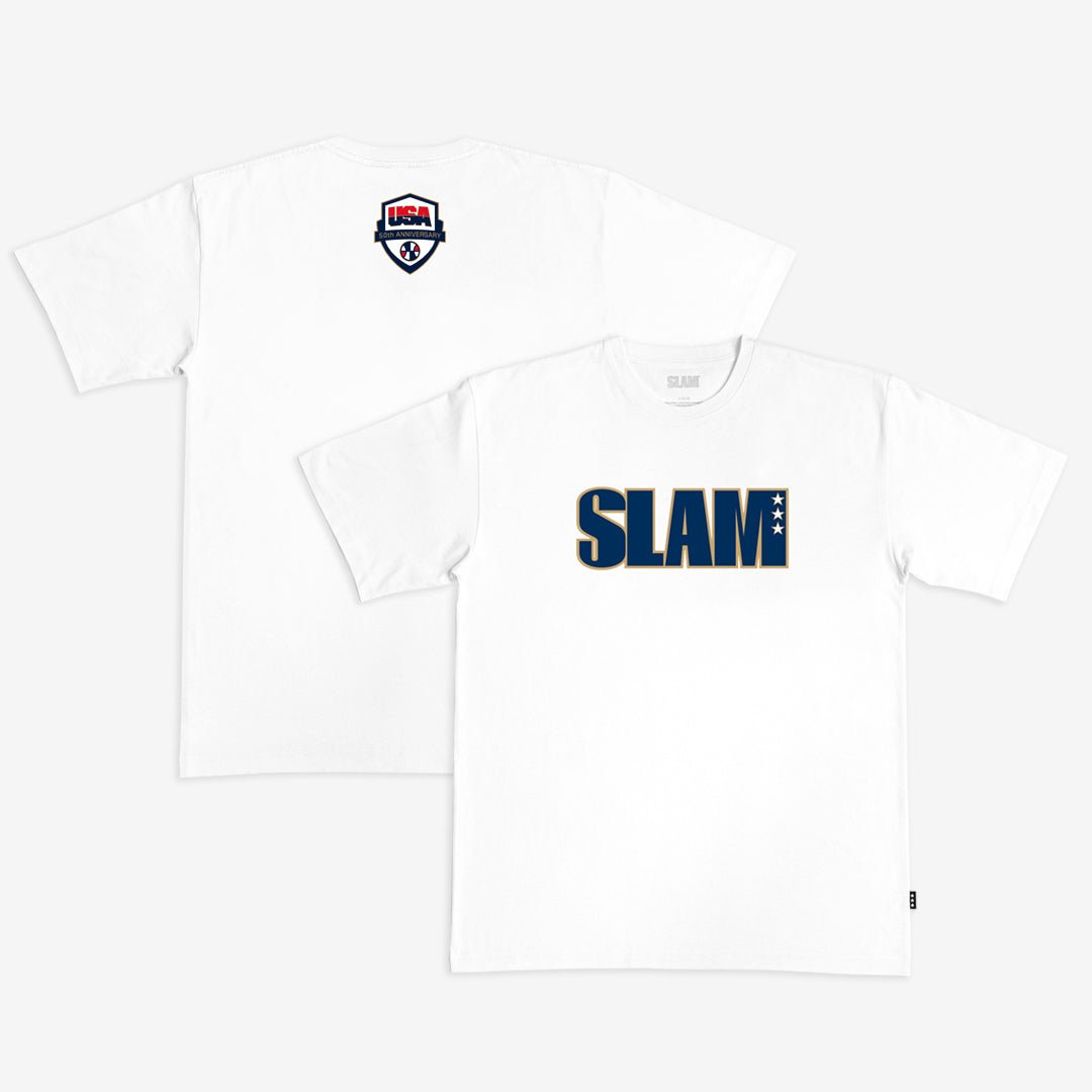 SLAM x USA Basketball 50 Years Heavy Tee - SLAM Goods