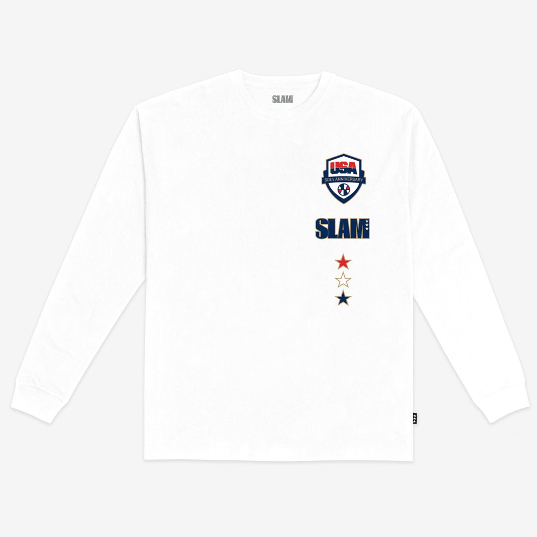 SLAM x USA Basketball 50 Years L/S Tee - SLAM Goods