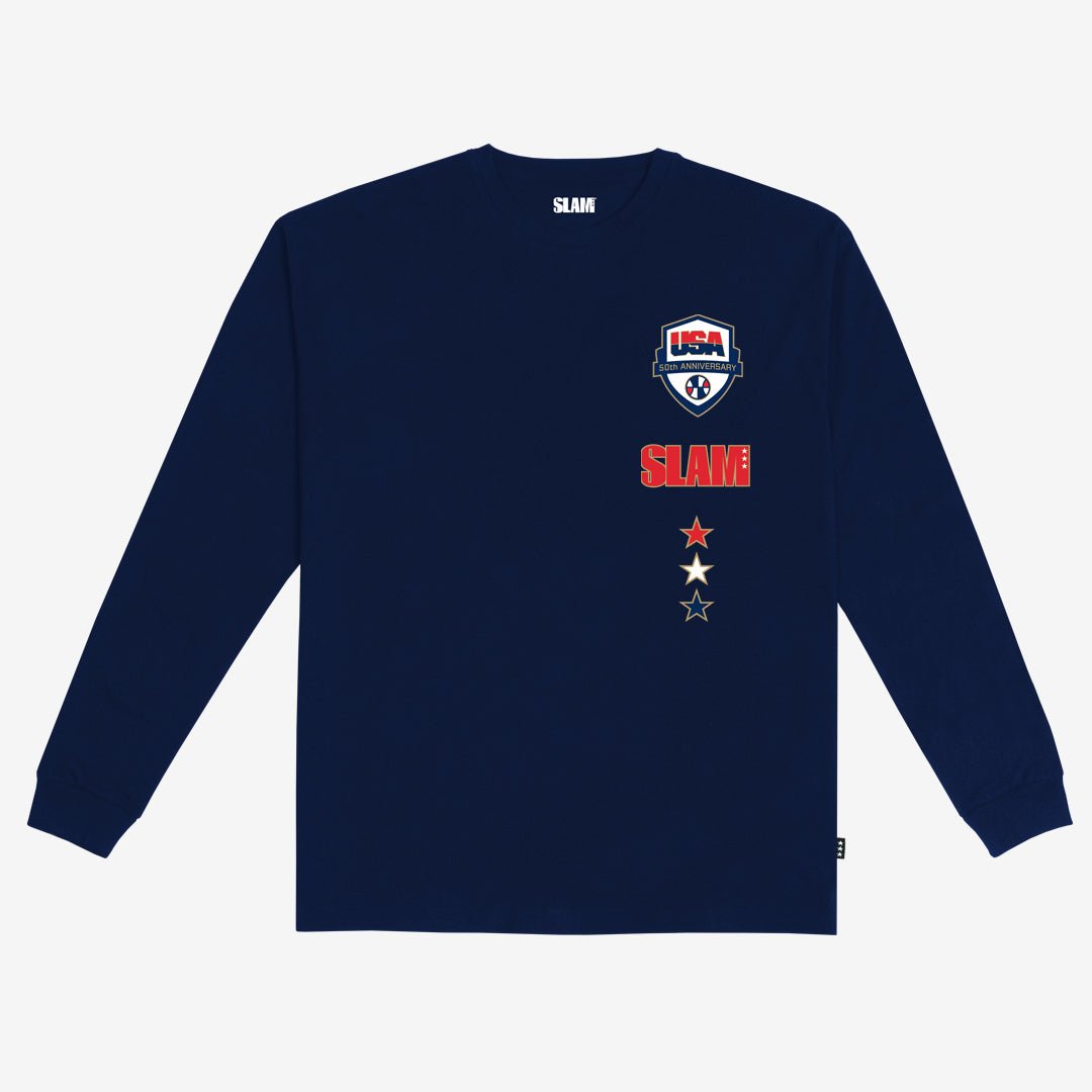 SLAM x USA Basketball 50 Years L/S Tee - SLAM Goods