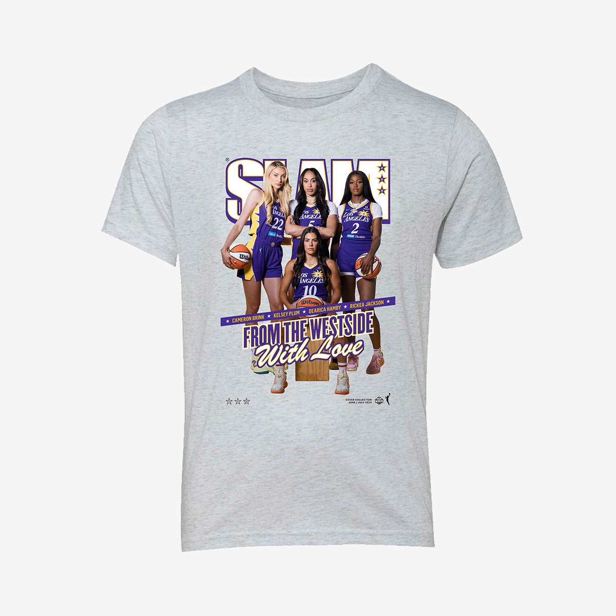 SLAM Youth Cover Tee - Los Angeles Sparks (SLAM 256) - SLAM Goods