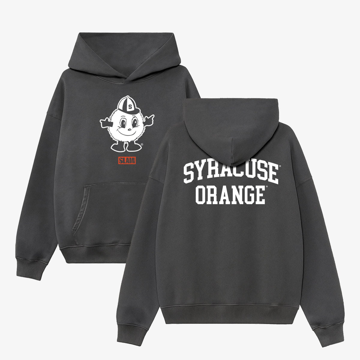 Syracuse Monochromatic Washed Hoodie - SLAM Goods