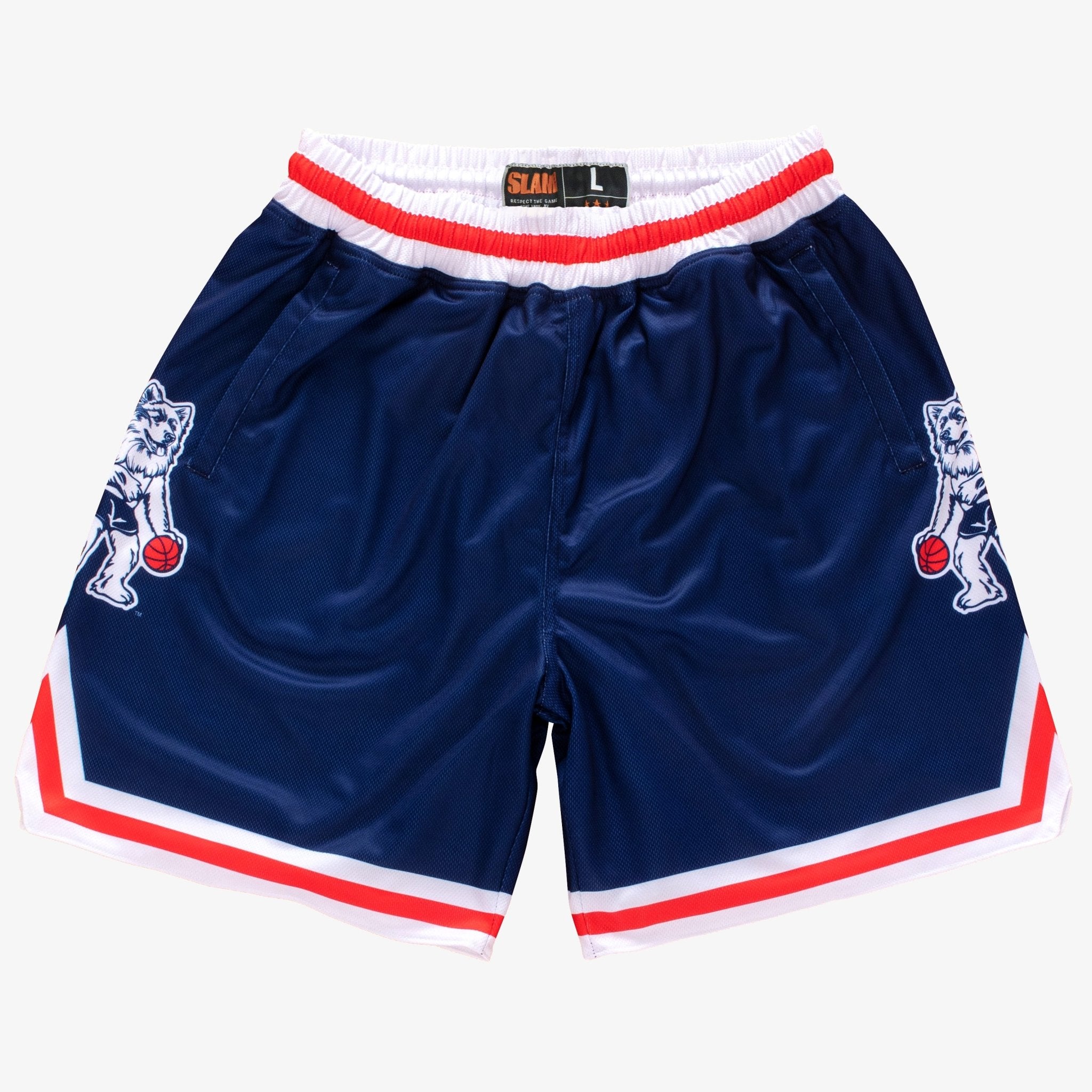 UConn Huskies 1989 - 1990 Retro Shorts (Away) - SLAM Goods