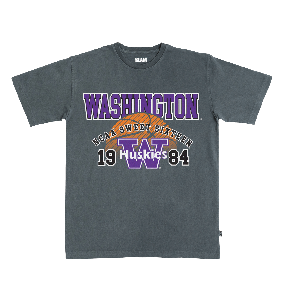 Washington '84 Sweet 16 Heavy Tee - SLAM Goods