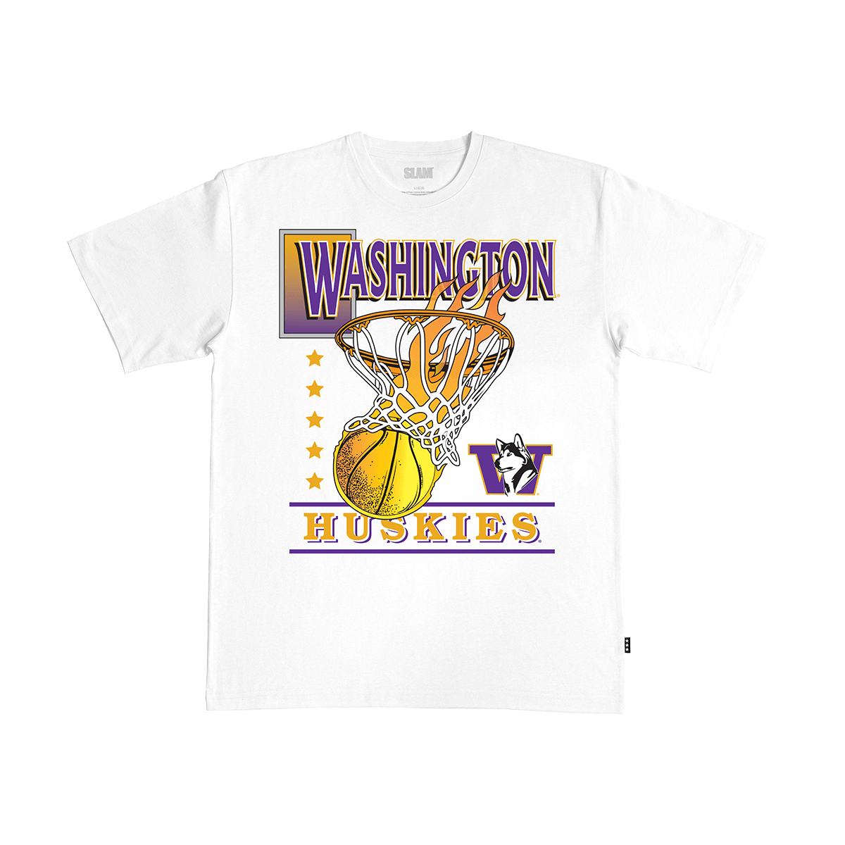 Washington Hoops Vault Heavy Tee - SLAM Goods