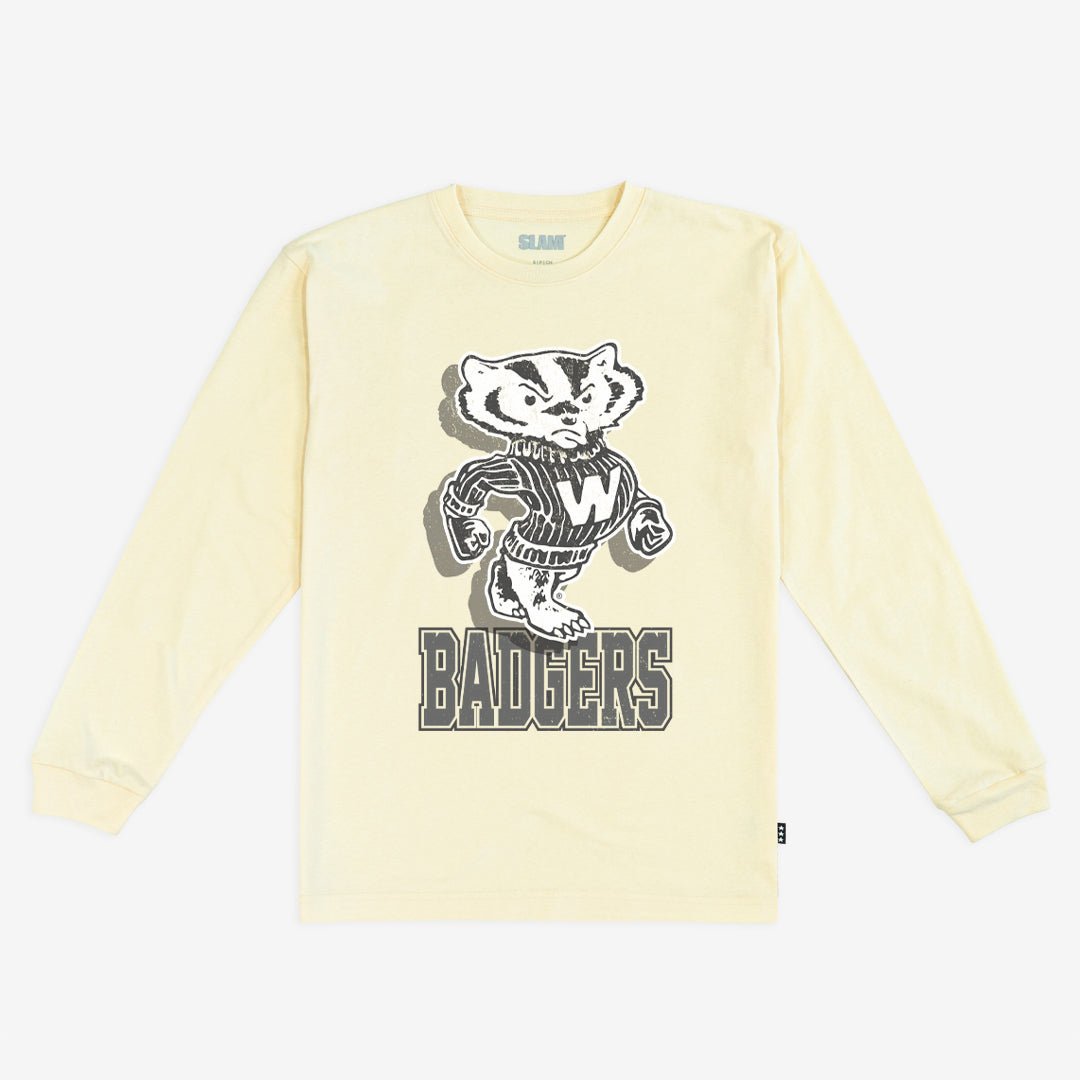 Wisconsin Monochromatic L/S Tee - SLAM Goods