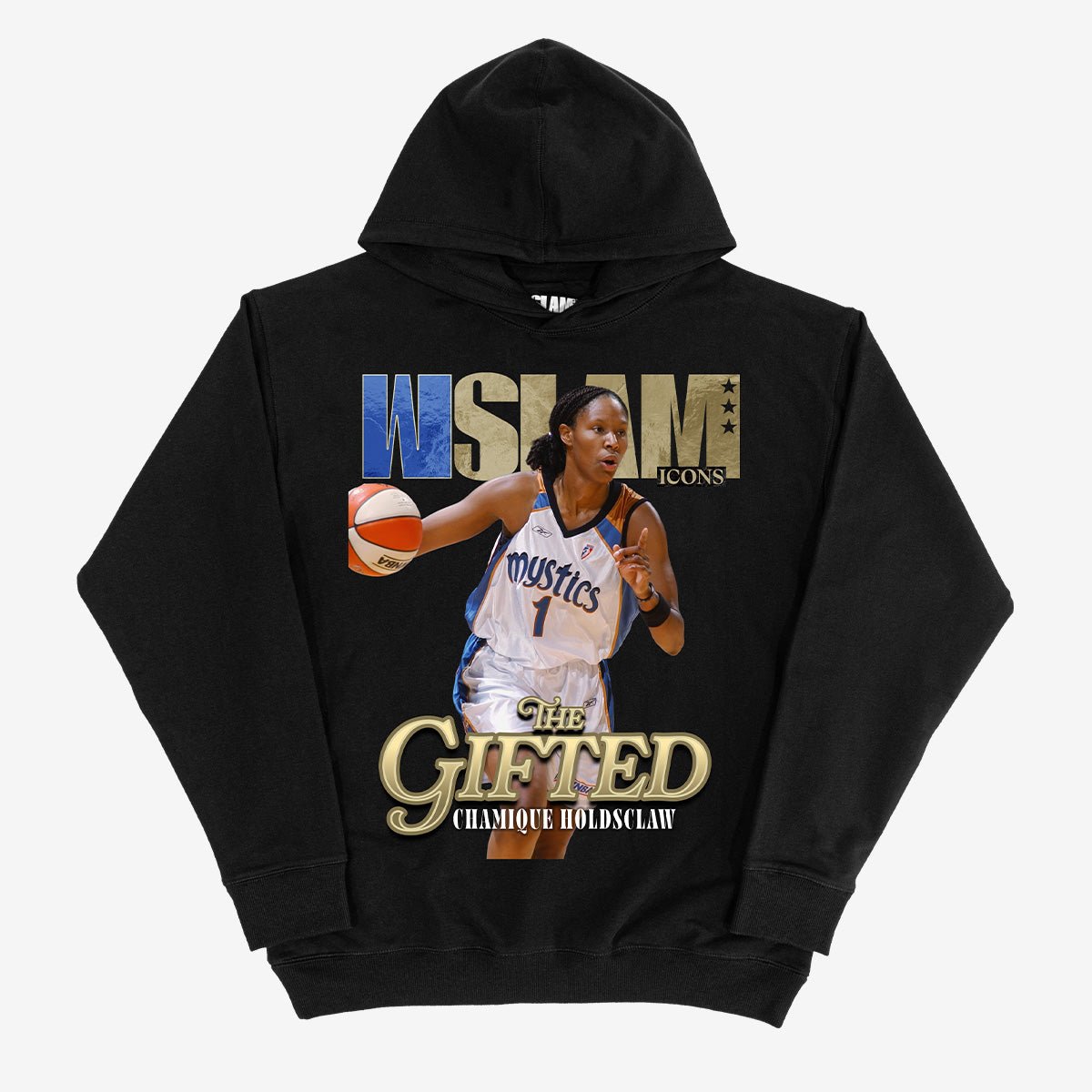 WSLAM Court Origins Cover Hoodie - Chamique Holdsclaw (Mystics Icons) - SLAM Goods