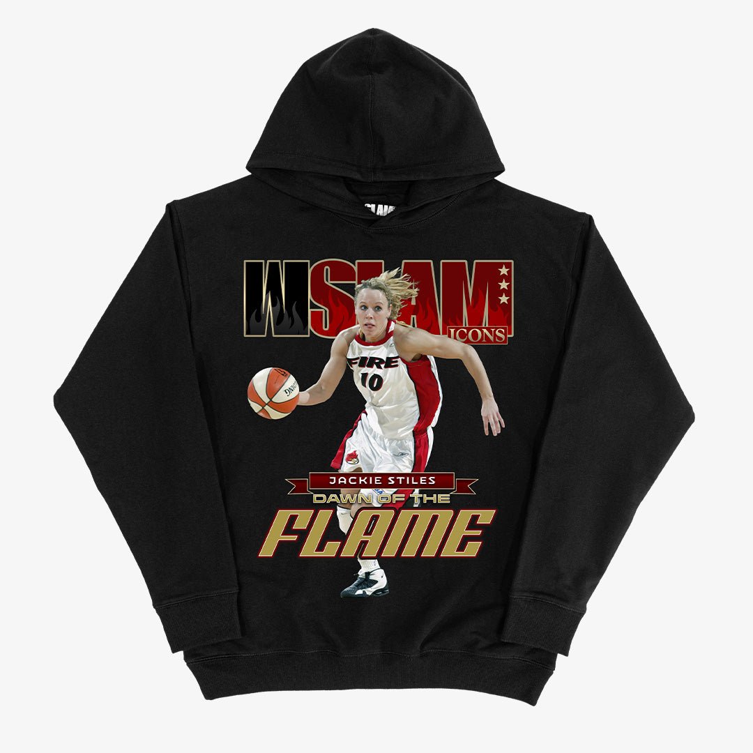 WSLAM Court Origins Cover Hoodie - Jackie Stiles (Fire Icons) - SLAM Goods
