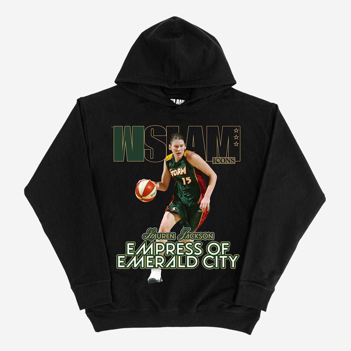WSLAM Court Origins Cover Hoodie - Lauren Jackson (Storm Icons) - SLAM Goods