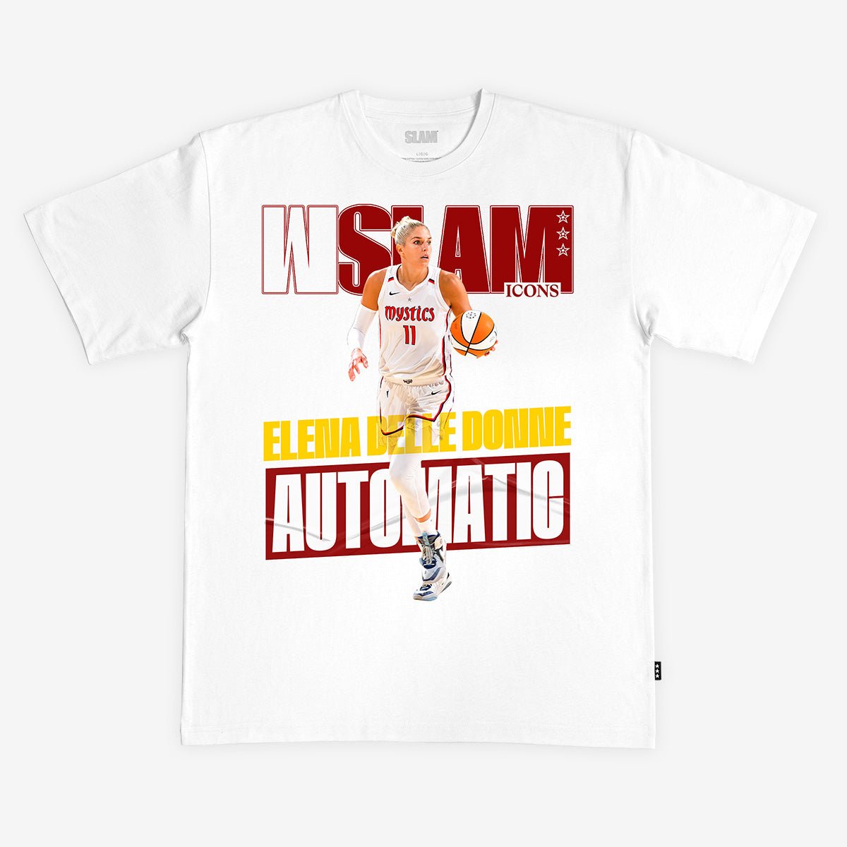 WSLAM Court Origins Cover Tee - Elena Delle Donne (Mystics Icons) - SLAM Goods