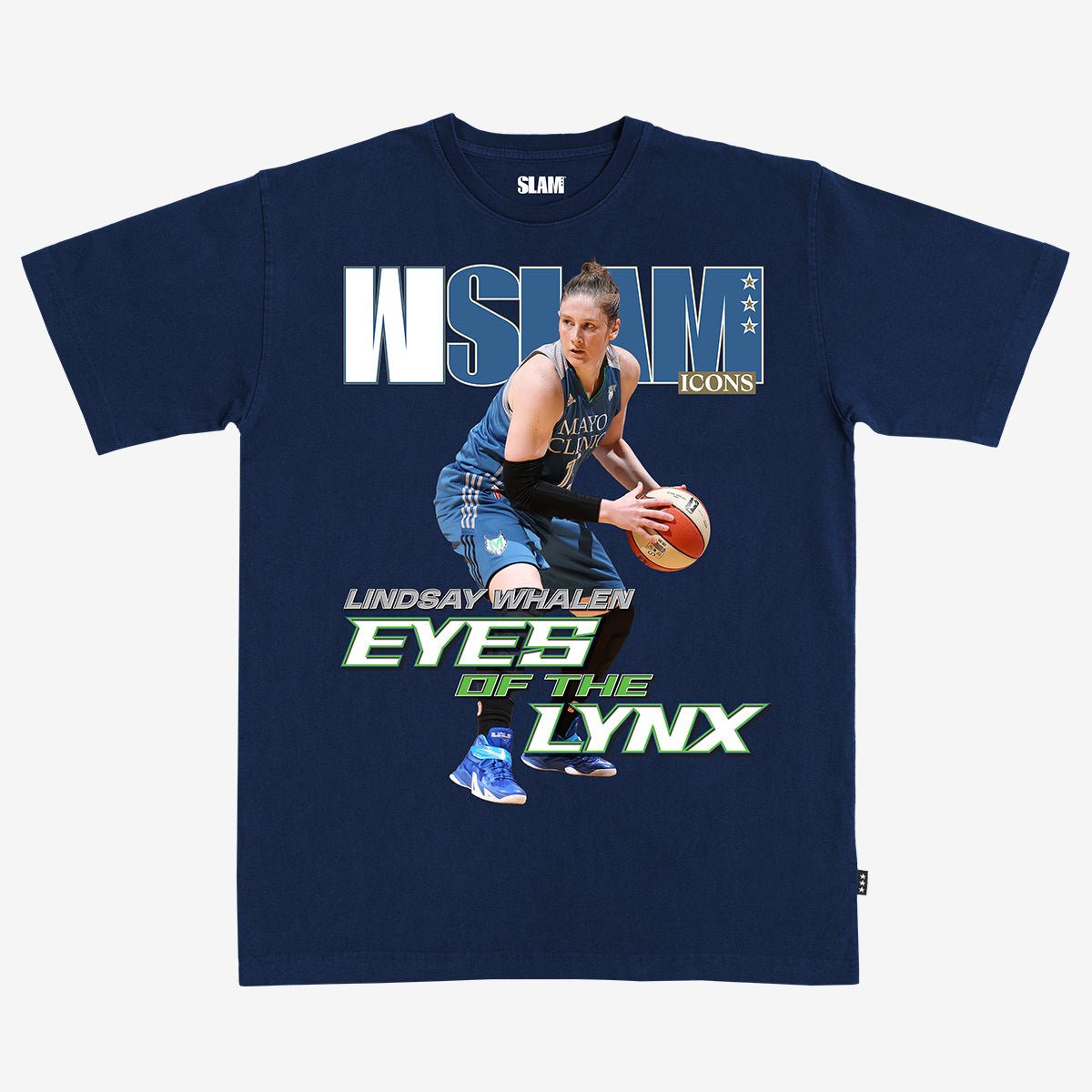 WSLAM Court Origins Cover Tee - Lindsay Whalen (Lynx Icons) - SLAM Goods