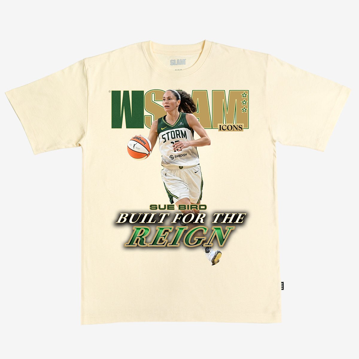 WSLAM Court Origins Cover Tee - Sue Bird (Storm Icons) - SLAM Goods