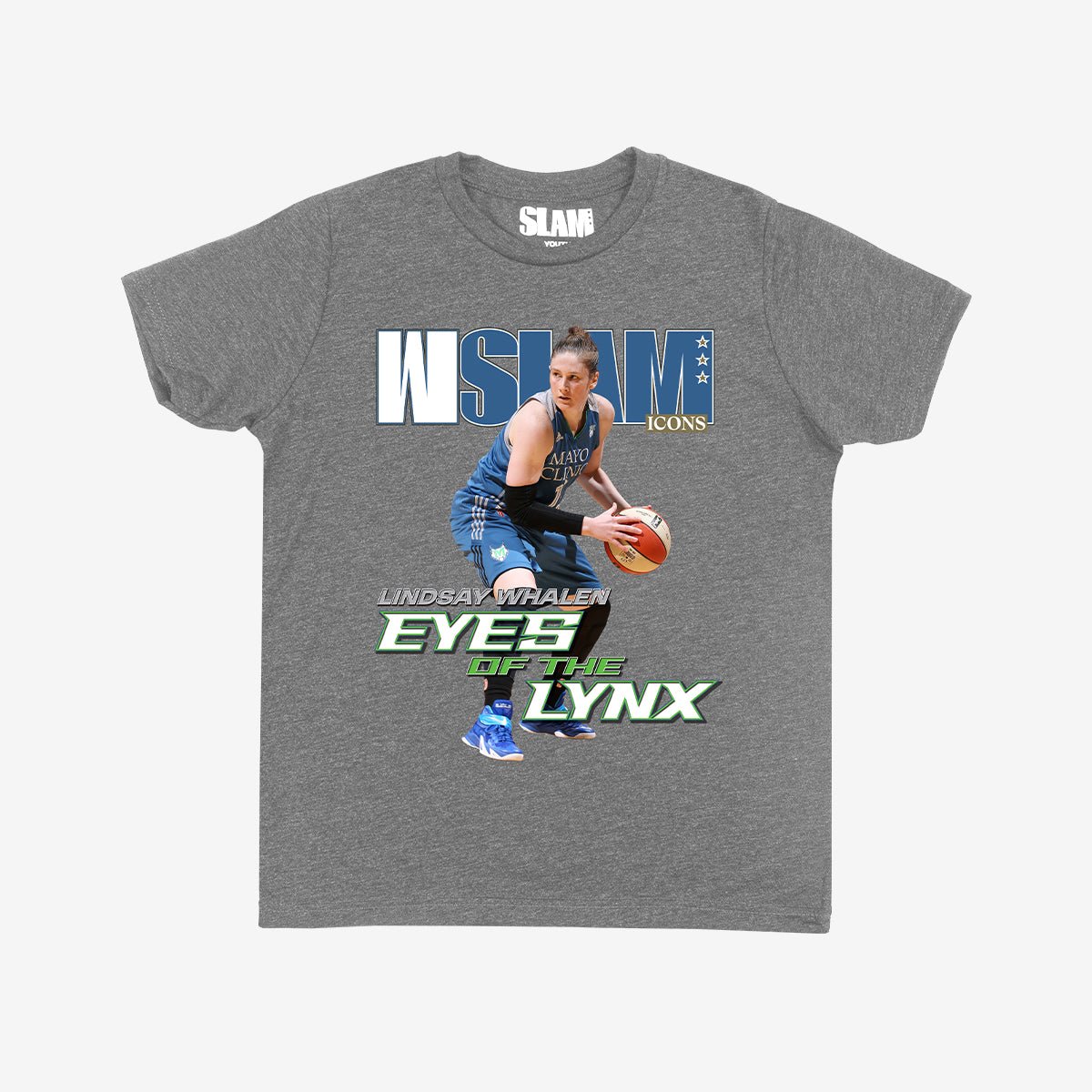 WSLAM Court Origins Youth Cover Tee - Lindsay Whalen (Lynx Icons) - SLAM Goods