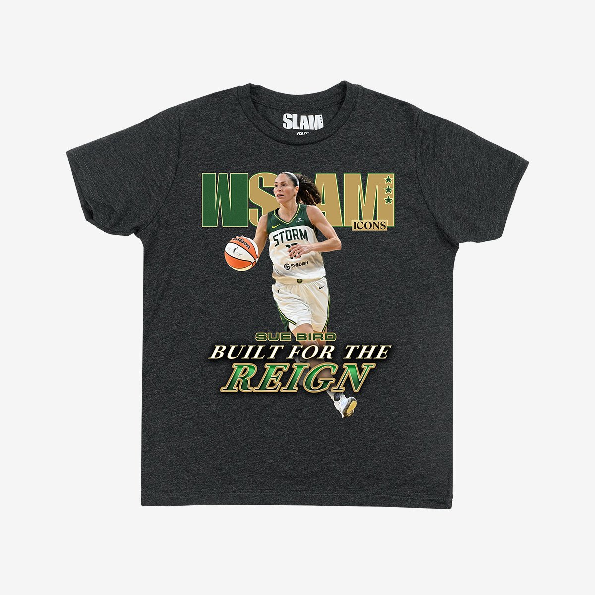 WSLAM Court Origins Youth Cover Tee - Sue Bird (Storm Icons) - SLAM Goods