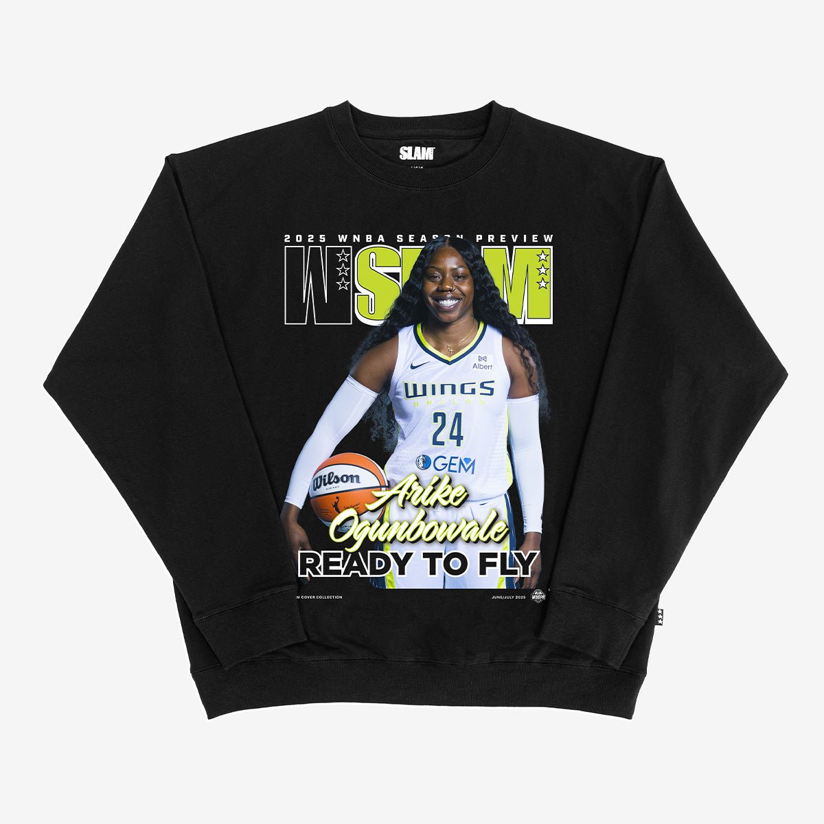 WSLAM Cover Crewneck - Arike Ogunbowale (SLAM 256) - SLAM Goods