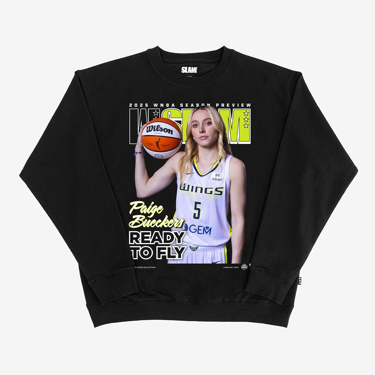 WSLAM Cover Crewneck - Paige Bueckers (SLAM 256) - SLAM Goods
