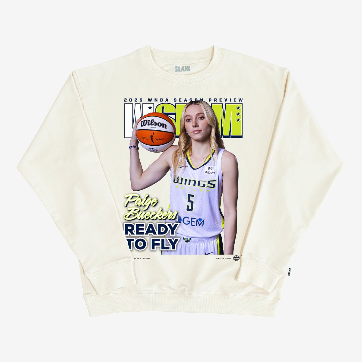 WSLAM Cover Crewneck - Paige Bueckers (SLAM 256) - SLAM Goods