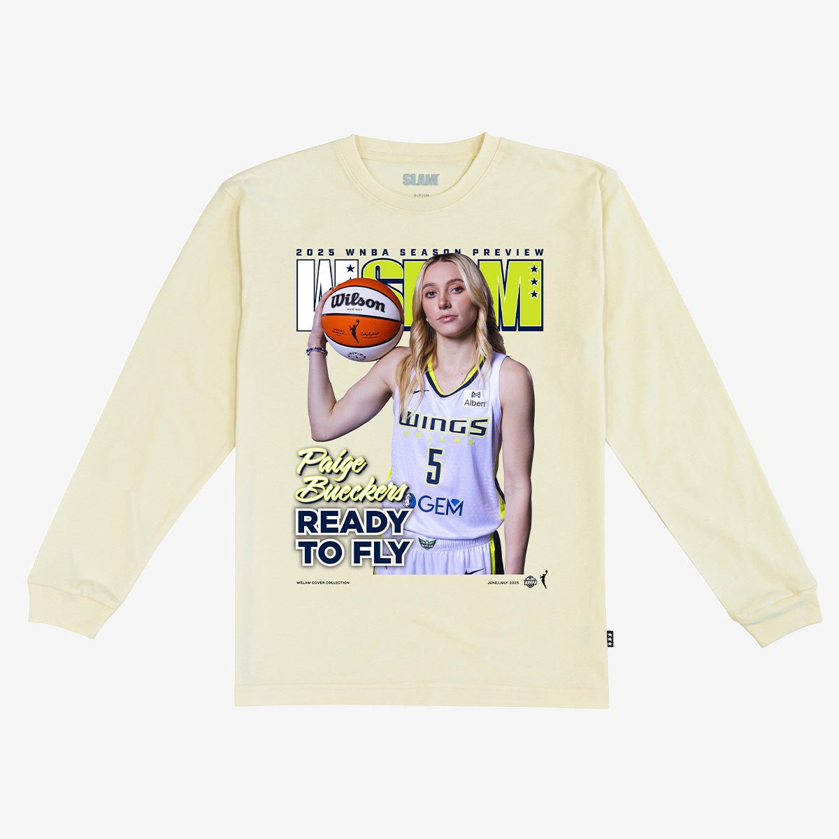 WSLAM Cover L/S Tee - Paige Bueckers (SLAM 256) - SLAM Goods