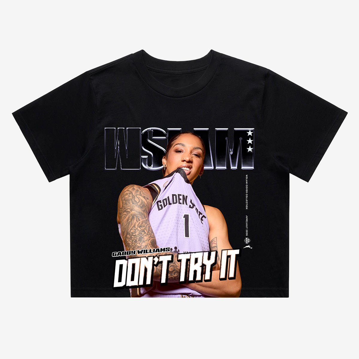 WSLAM Crop Cover Tee - Gabby Williams (SLAM 262)