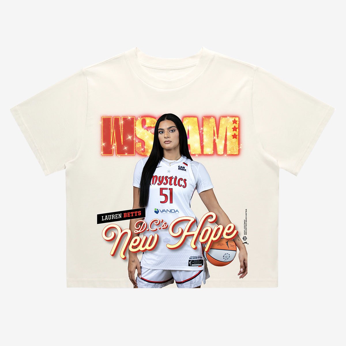 WSLAM Crop Cover Tee - Lauren Betts (SLAM 262) - SLAM Goods