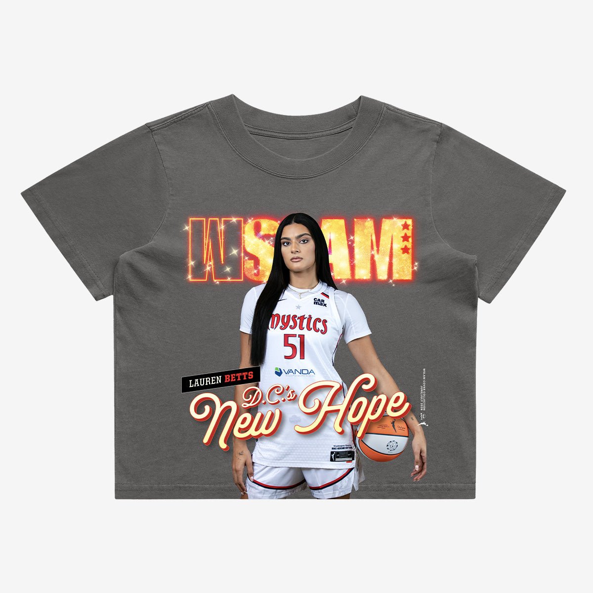 WSLAM Crop Cover Tee - Lauren Betts (SLAM 262) - SLAM Goods