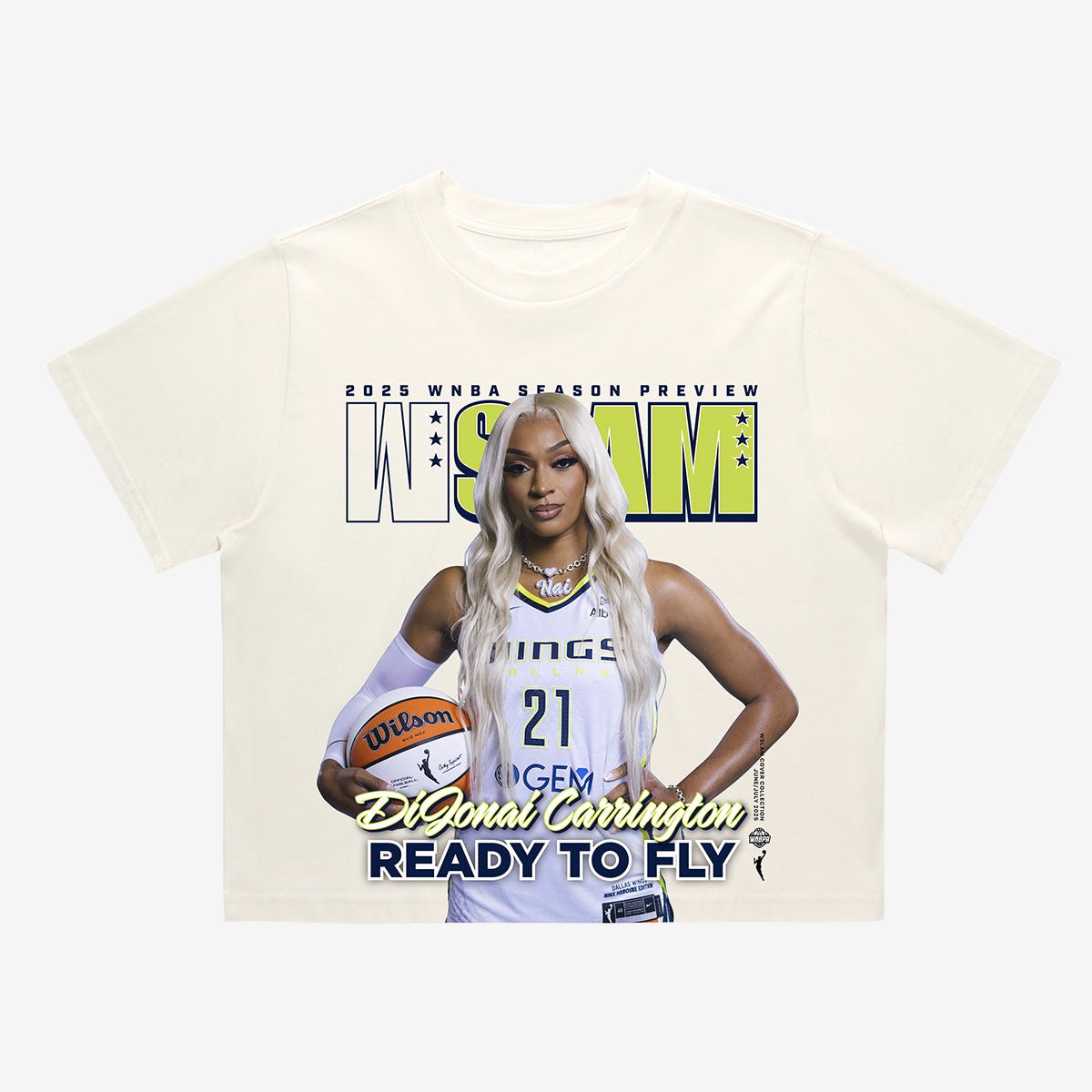 WSLAM DiJonai Carrington (SLAM 256) Women's Crop Tee - SLAM Goods